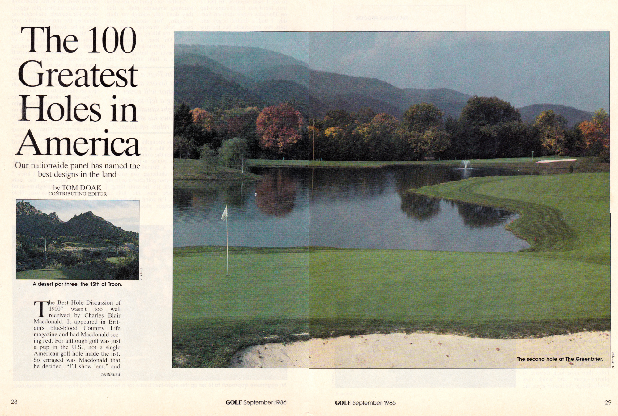 The 100 Greatest Holes in America